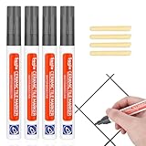 DMJJSD Fugenstift Grau 4Stück Fugenstift Fugenmörtel mit Ersatzspitze...