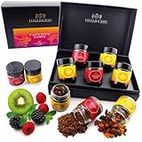Hallingers 5 Sorten Tee Geschenkset, loser Tee vegan in Schraubgläsern,...