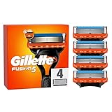 Gillette Fusion 5 Rasierklingen für Rasierer, 4 Ersatzklingen für...