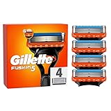 Gillette Fusion 5 Rasierklingen, 4 Ersatzklingen für Nassrasierer Herren...