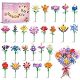 24 Blumen Bauspielzeug Bauset Party Mitgebsel für Kinder – 3,6 mm Mini...