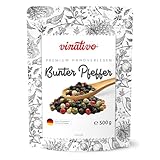 vinativo Bunter Pfeffer – ganz – 500g – Premium Qualität –...