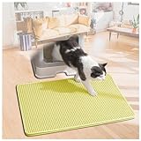 Katzenstreumatte Katzenmatte,Waben Doppelschicht Design, Litter Mat...