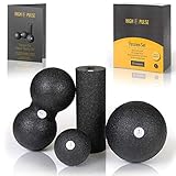 Faszienrolle Set für Rücken und Wirbelsäule - High Pulse Massage Set mit...