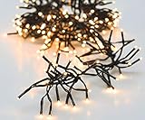 LED Lichterkette warm weiß mit Timer - 8 m / 400 LED - Weihnachtsbaum...