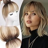 EMMOR Clip in Pony, 100% Echthaar Pony mit 3 rutschfesten Clips, 360°...