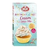 RUF Birthday Cake Cream, Cream-Pulver für eine lockere Torten-Creme in...
