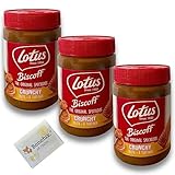 Lotus Biscoff Speculoos pasta crunchy Holland Spekulatius-creme mit...