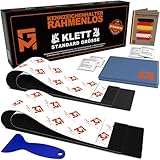 GENMAG® Klett Kennzeichenhalter Rahmenlos [Extra-Stark & Legal]...