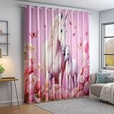 Vorhänge Zeichentrickfilm My Little Pony Rose, H260 x B140 cm (2er Pack)...