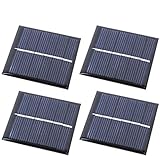 4PCS Mini Solarpanel Charger Outdoor-Notladegerät Tragbares Netzteil...