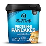 Protein Pancake Mix Bodylab24 Protein-6 Pancakes Vanille 1kg, Pfannkuchen...