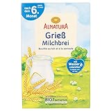 Alnatura Brei 250g, Grieß Milchbrei nach 6. Monaten