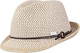 CHILLOUTS Verstellbarer Sommerhut - Trilby Rimini Hat - Damen weiß, S-M