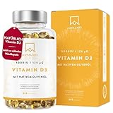 Vitamin D3 Hochdosiert Depot 5000 IU 365 Kapseln - Vitamin D3 5000 IE mit...