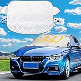 JSUEU Sonnenschutz Auto Frontscheibe, Sonnenschutz Windschutzscheibe...