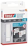 tesa Powerstrips Tapete&Putz - doppelseitige Klebestreifen für Tapete und...