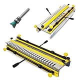 BAMATO Zinkenfrässchablone BFS-600 | inkl. 1x Fräser und ½“ Schablone...