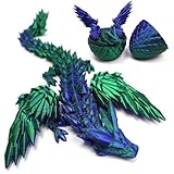 DUOCIYUAN 3D Gedrucktes Drachenei, Drachen Spielzeug Überraschungsdrache...
