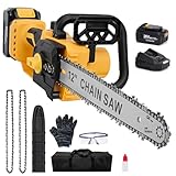 Akku-Kettensäge, 30,5 cm, kompatibel mit Dewalt 20 V MAX Batterien mit...