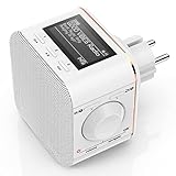 Hama Steckdosenradio DAB+/DAB Digitalradio klein(Plug in Radio mit DAB/DAB...