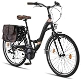 Licorne Bike Stella Plus Premium City Bike in 26 Zoll Aluminium Fahrrad...