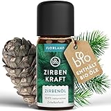 Fjorland BIO Zirbenöl 10 ml – 100 % naturrein & ätherisch –...