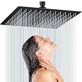 Duschkopf Regendusche Eckig 30x30 cm (12 Zoll), Quadratische Regenbrause...
