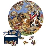 Puzzles für Kleinkinder, Bodenpuzzles,70 Teile Bodenspiel-Rundpuzzle für...