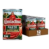 Contadina Tomatenpaste mit geröstetem Knoblauch, 12 Stück, 170 ml Dose,...