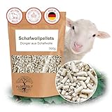 Florafelt Schafwollpellets, Bio Universaldünger mit Langzeitwirkung aus...