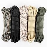 Romon Paracord 550 Seil 30 Meter, Paracord Set 4mm, Paracord Bänder,...