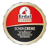 Erdal Dosencreme schwarz, Schuhcreme mit Bienenwachs - nährt und pflegt...