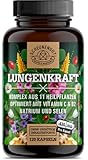 LUNGENKRAFT® Lungenkraut Kapseln Stark - WICHTIG: Laborgeprüfter...
