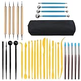 Viesap Modellierwerkzeug, 33Stück Polymer Clay Tools, Pottery Tools,...