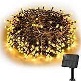 Etopgo Solar Lichterkette Aussen 12M 120LED Lichterkette Außen Solar...