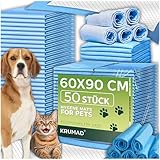 KRUMAD Trainingspads für Hunde, 50 Stück, 6-Schichten, PIPI Matten für...