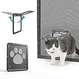 NAMSAN Haustierklappe Fliegengitter mit Magnet Hundeklappe Katzenklappe...