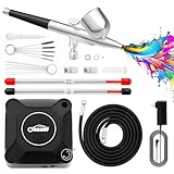 Oasser Airbrush Set 36 PSI mit Kompressor Double Action-Airbrush-Pistole...