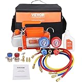 VEVOR Vakuumpumpe 100L/min Unterdruckpumpe 1-stufig 220V/50HZ 1440U/min...