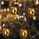 Garten Solarlampen für Außen Hängend,4 Stück Hängend Solar...