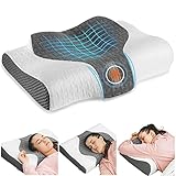 Elviros Orthopädisches Kissen, Memory Foam Zervikale Kopfkissen...