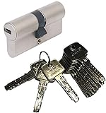 ABUS EC550 Profil-Doppelzylinder Länge (a/b) 40/45mm (c=85mm) mit 10...