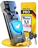 ONROAD Faltschloss Fahrrad Onlock Pro 85cm diebstahlsicher –...