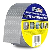 ADHES Butylband Dichtungsbänder Silber Aluminiumfolie Tape Wasserfestes...