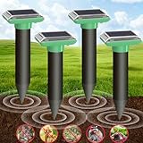 Solar Ultraschall Maulwurf Vertreiber, Maulwurf Vertreiber Testsieger, 4...