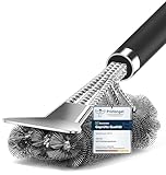 Grillbürste, TNTOR Grill Reinigungsbürste mit Extra Langer Edelstahl...