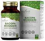 Ezyleaf Brahmi 120 Kapseln 500mg Bacopa Monnieri 50% Saponins | Ayurveda...
