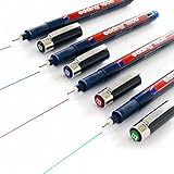 Edding 1800 Profipen, Fineliner/Zeichenstift, 0,3 mm, 4er-Set: Schwarz,...