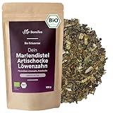 BIO Mariendistel Artischocke Löwenzahn Tee – BonaTea Pure3 Kräutertee...